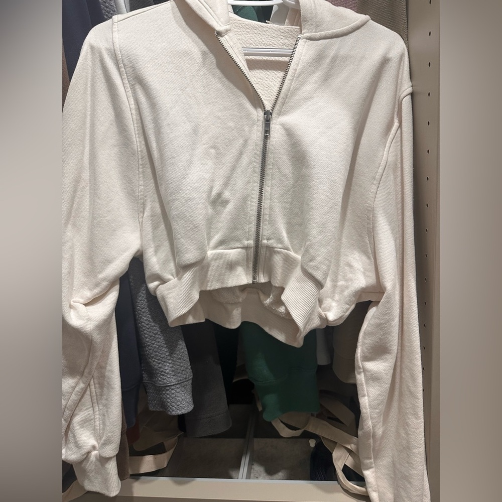 ALO cropped zip up
